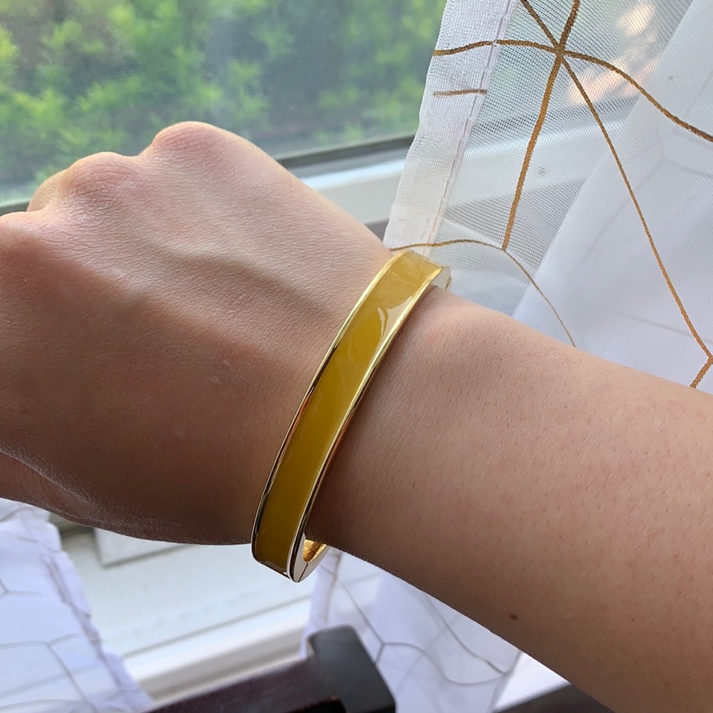 Talbots Yellow Enamel Bangle